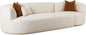 Tov Furniture Fickle Cream Boucle 2-Piece Modular LAF Sofa by TOVFurniture