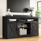RoyalCraft Farmhouse TV Stand for 65+ Inch TV, Tall Entertainment Center by Bringyoubetterlife