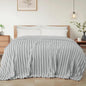 Exclusivo Mezcla Striped King Size Fleece Blanket by ExclusivoMezcla