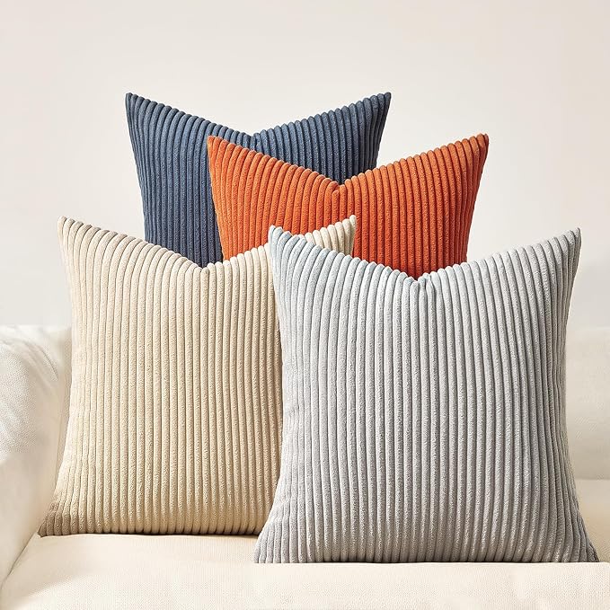 Topfinel Boho Couch Throw Pillows Pack of 4 Decorative 16x16 Inch Velvet Pillow by Topfinel