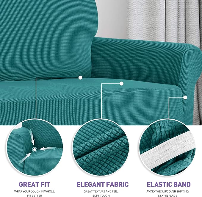 ZNSAYOTX Stretch Oversized Couch Cover Universal Sofa Covers - Image 3