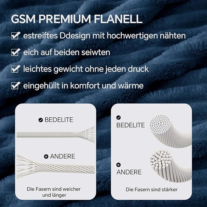 BEDELITE Ribbed Full Size Blanket - Image 4