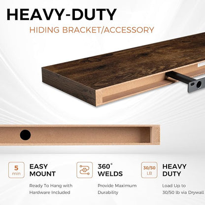 Fun Memories Floating Shelves for Wall, Floating Shelf for Living Room - Image 4