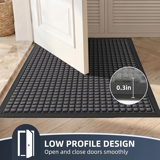 Front Door Mat Outside Entrance, Heavy Duty Waterproof Doormat | 47.5"x35.5" - Image 6
