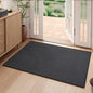 Indoor Front Door Mat Entryway Rug Non Slip Washable Black 2x3 ft | Front Entry by YDKGL