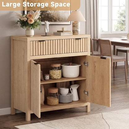 Fatmok Fluted Buffet Cabinet - Image 4
