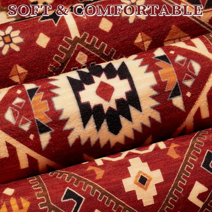 SERISSA 2x3 Washable Non Slip Boho Small Area Rug - Image 6