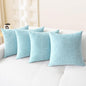 CaliTime Decorative Throw Pillow Covers 18 X 18 Inches Light Blue Grey | Pack by CaliTime