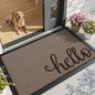 LUMI Outside Welcome Door Mat 36x59, Non-Slip Durable Rubber Easy Clean | Hello by LUMI