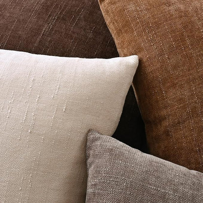 Set of 4 Soft Textured Decorative Throw Pillow Covers 24x24 Inch Cozy Farmhouse - Image 6