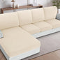 H.VERSAILTEX Sectional Couch Covers 4 Pieces Sofa Seat Cushion Covers L Shape by HVERSAILTEX