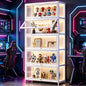 Display Cabinet with Acrylic Door, 5-Tier Curio Display Cabinet, Display Case by iusyugh