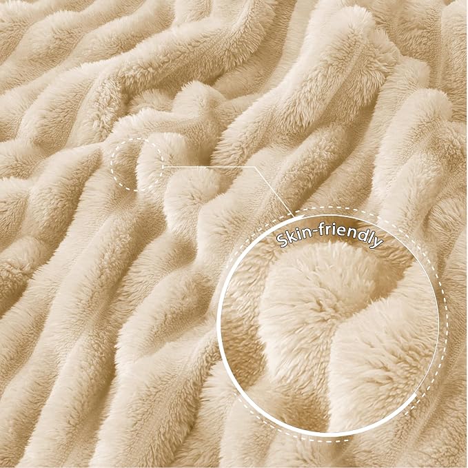 Exclusivo Mezcla Striped King Size Fleece Blanket - Image 5
