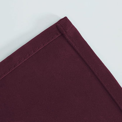 Blackout Curtains 66 x 95 inch/Burgundy Red Curtains Set of 2 Panels/Thermal - Image 8