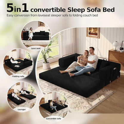 MoonSpeak 78.8''Sleeper Couch Bed - Image 8