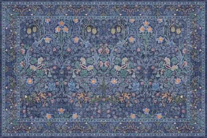 Navy Blue Washable 2x3 Entry Rug - Image 2