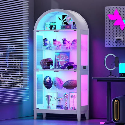 Gurexl 5-Tier Arched Display Cabinet - by Gurexl