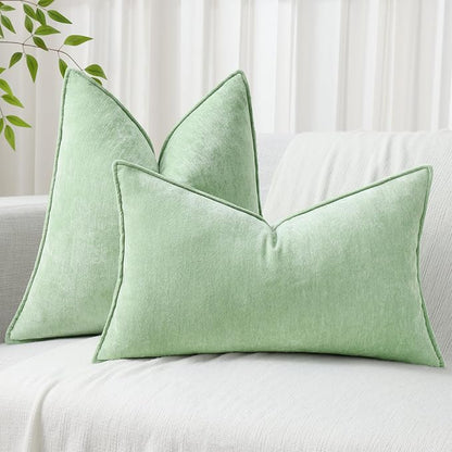 decorUhome Summer Couch Euro Sham Throw Pillow Covers 22x22 Set of 2, - Image 7