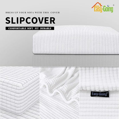 Easy-Going Stretch 1 Piece Oversized Couch Cushion Cover - Image 6