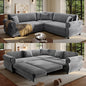 88.2" Sectional Sleeper Sofa by Unknown