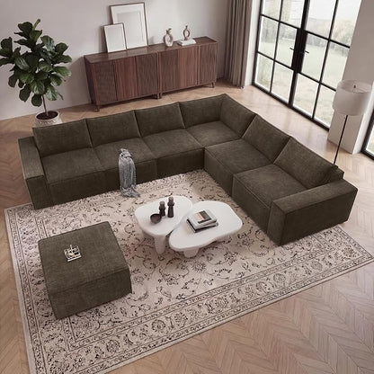 Vesgantti 143.7" Boneless Couch by Vesgantti