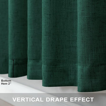 Dark Green Curtains 84 Inch Length - Image 8