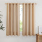 NICETOWN Flax Thick Linen Camel Curtains by NICETOWN