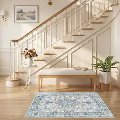 RELEANY Washable Area Rug, Small 2'6"x4', Water Repellent, Pet Friendly - Image 2