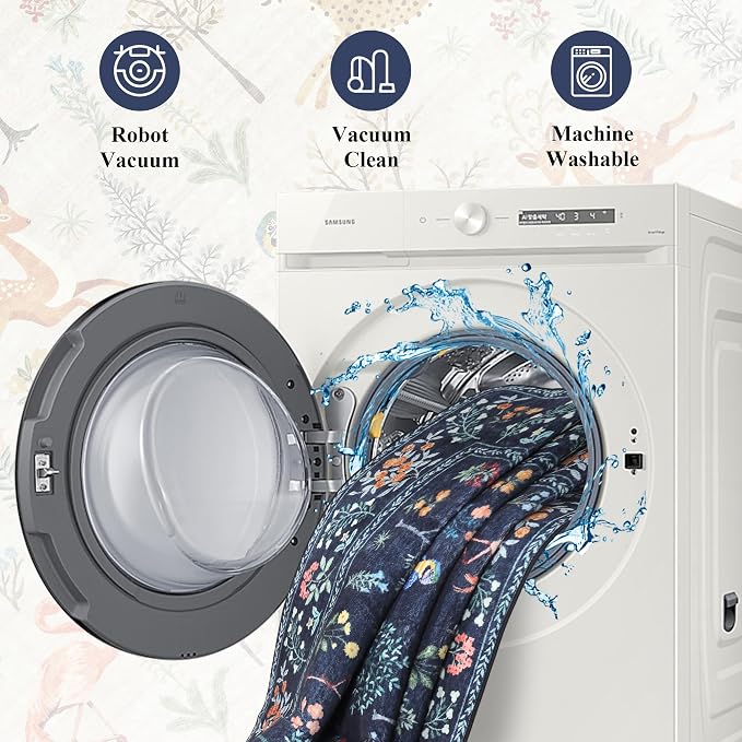 DUKINO 3x4 Rug, Washable Animal Area Rug - Image 7