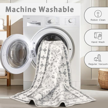 8x10 Washable Area Rugs for Living Room, Dining Room - Image 4
