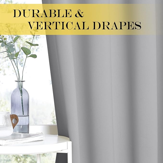 NICETOWN Extra Long Blackout Curtain Drape - Image 5