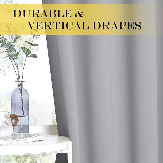 NICETOWN Blackout Curtains 63 inches Long - Image 4