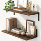 Fun Memories Deep Floating Shelves, 24W x 8D Floating Shelves Set of 2 by FunMemories