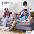 GLACIER FRESH Water Pitcher Filter Replacement for LS Home Dispenser and Pitcher Systems, Reduces Chlorine Taste and Odor, 2 Membrane Micro and 4 Activated Carbon + Ion Exchange