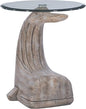 Powell Peabody Whale Brown Driftwood Accent Table by Powell
