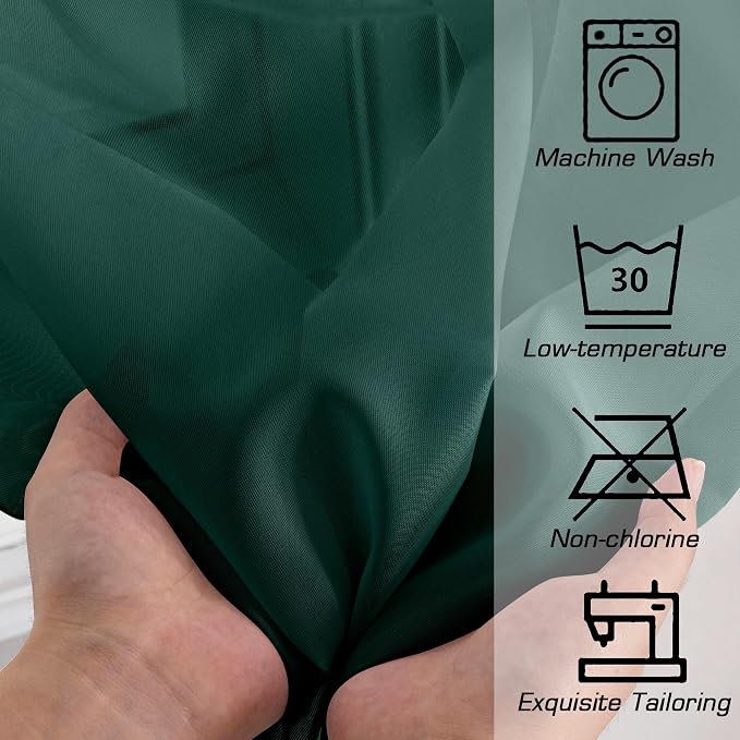 Green Sheer Curtains 84 Inches Long - Image 9