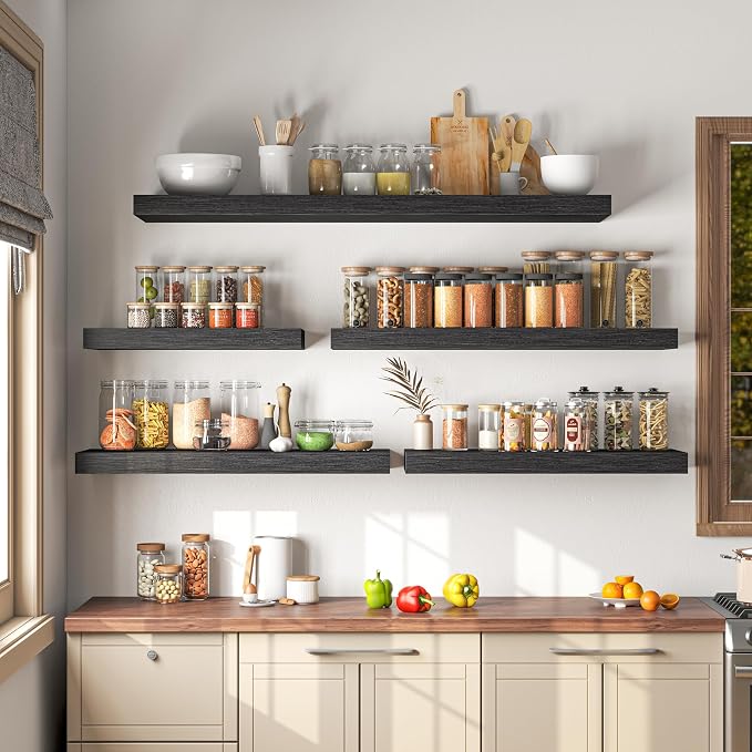 Dreamland 24" Floating Shelves for Wall, Wall-Mounted Shelves for Bedroom - Image 7