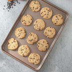 Nonstick Non-Toxic 18-inch Half Baking Sheet 2-Pack | Premium Extra Thick Sheet Pan | Warp Resistant Large Cookie Sheet