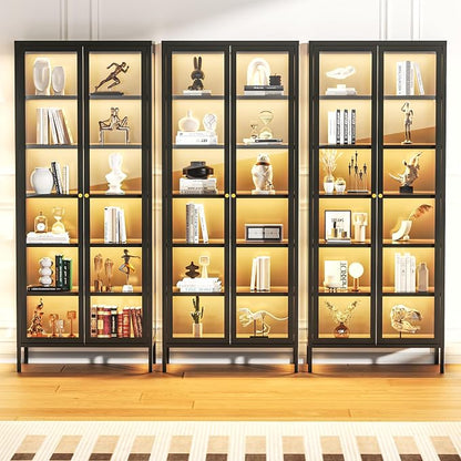 6-Tier Glass Display Cabinet - Image 6