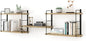 MXCSE Wall Shelves, Wall Mounted Floating Bookshelves, DIY Wood Hanging Shelves by MXCSE