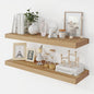 Acovy 30 Inch Floating Shelves, 9.3" Deep Floating Shelf Wall Mounted, Rustic by Acovy