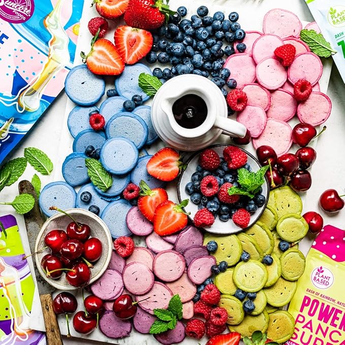Suncore Foods Power Pink Pitaya Pancake & Waffle Mix, Non-GMO, 20oz (1 Pack)