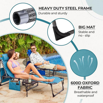 FUNDANGO 4 in 1 Tanning Chair - Image 6