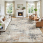 8x10 Area Rug for Living Room, Abstract Washable Non-Slip Large Rugs, Dining by Lofus