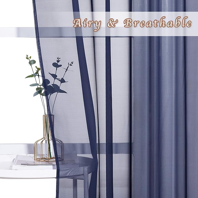 NICETOWN Sheer Curtains Voile Panels - Image 3