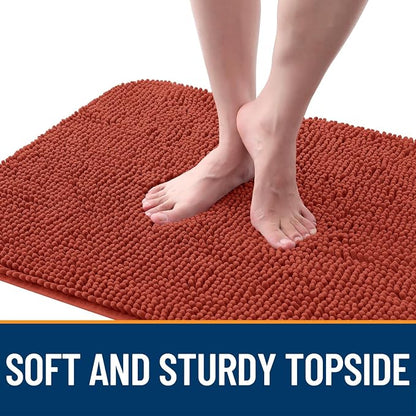 OLANLY Dog Door Mat for Muddy Paws 48x30, Super Absorbent Chenille Mud Mat | - Image 4