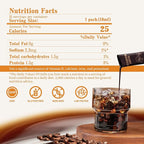 Mushroom Coffee Concentrate, Cold Brew With 5 Mushrooms, 15 Liquid Packets | Lion's Mane, Reishi, Maitake, Turkey Tail, Cordyceps, 100% Arabica Coffee Bean Extract
