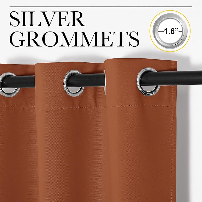 NICETOWN Blackout Halloween Draperies Curtains - Image 3