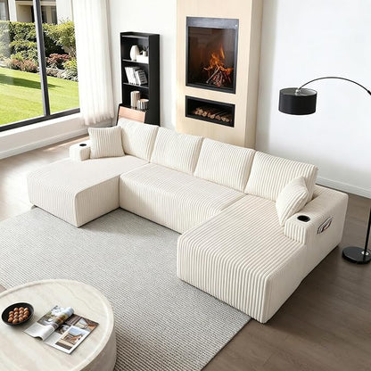 124" Oversized Sectional Couches - Image 3