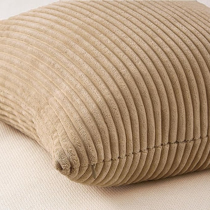 Topfinel Boho Throw Pillow Covers 18x18 Inch Set of 4 Soft Farmhouse Corduroy - Image 5